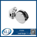 Glass to wall round shape free swing bathroom door hinge P100A